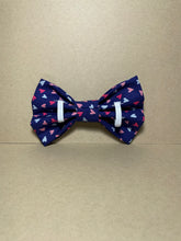 Load image into Gallery viewer, Sale~ Blue Hearts Bowtie