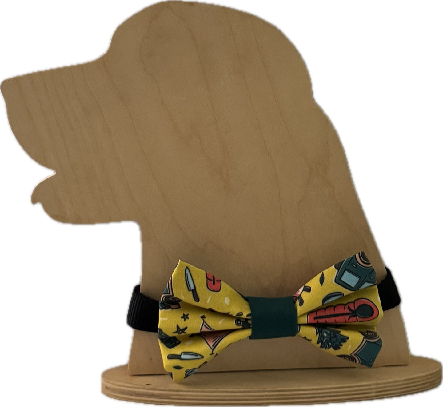 Yellow Camping Bowtie