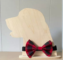 Load image into Gallery viewer, Red Buffalo Plaid Bowtie
