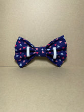 Load image into Gallery viewer, Sale~ Blue Hearts Bowtie
