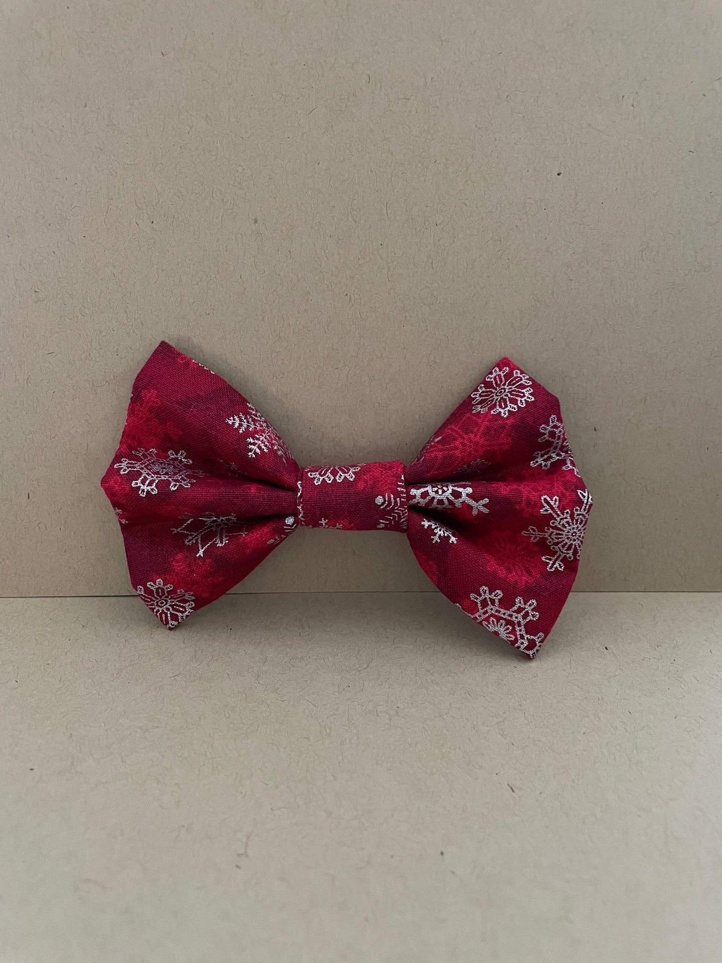 Sale~Red Snowflakes Bowtie